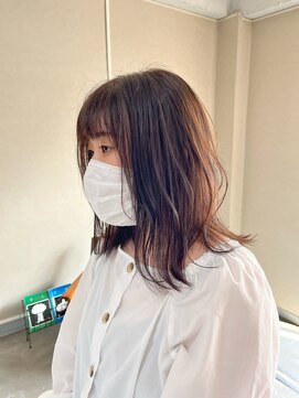 ヘアーニコット(hair Nicott) 外ハネミディ