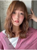 学割U24 韓国風 ウルフ フェイスレイヤー 顔周り 前髪 391