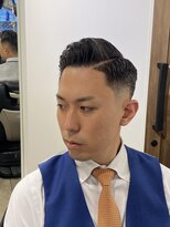 エリートビジネスマン　バーバースタイル