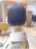 【morio成増 セリザワ】ぱっつんボブ 内側刈り上げ