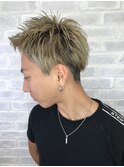 MEN'S HAIR ブリーチ×マットベージュ