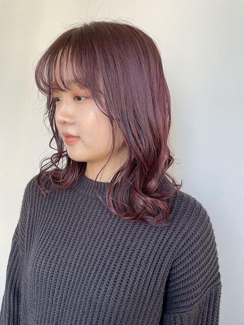 【髪質改善】ピンクグレージュ@SARASA