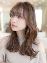 20代30代大人かわいい/シルキーベージュ/レイヤーカット／小顔