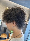 ツイストスパイラルマッシュウルフ波巻き
