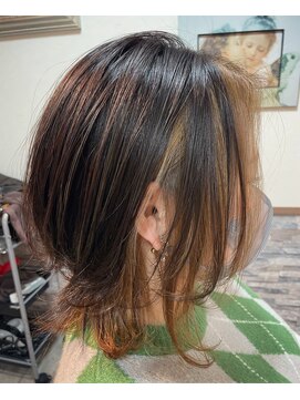 ミューテ(Mu-te) インナーカラー×レイヤー