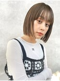イメチェンマチルダボブブリーチなし似合わせカットフルバング