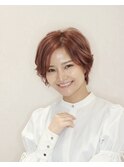 ショートニュアンスパーマ 30代40代50代 表参道青山