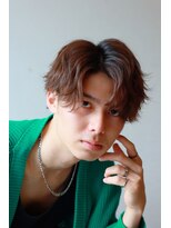 メンズカット バイ ソイクフ(メンズカット by SOY-KUFU)&nbsp;MEN’SHAIRアップバンク波巻きマッシュヘア