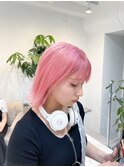 ペールピンクハイトーンカラー/ケアブリーチ/ペールトーン名古屋
