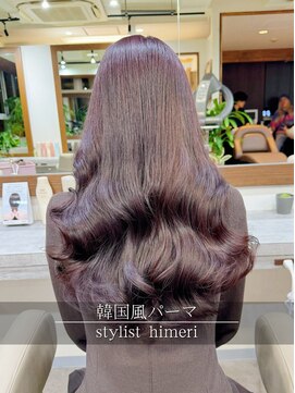 アミー 銀座(Ammy) コテ巻き風韓国風パーマ