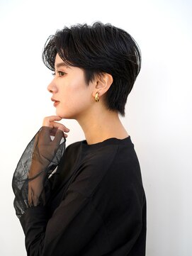 アイスバーグ ウェスト 清澄白河(eyesburg W/est) 20代30代40代小顔ハンサムショートアッシュブルーブラック