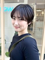 ナウアズ(now as.)&nbsp;抜け感×ヘルシーな黒髪ショート【向】【明石駅3分】