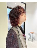 マッシュショートパーマプードルパーマ