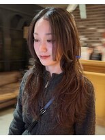 ノラ ヘアーサロン(NORA HAIR SALON) 【akane】レイヤーカットハッシュカット韓国ヘア顔周りカット