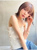 【Lloyd 大宮】ショコラブラウン×外はねボブ