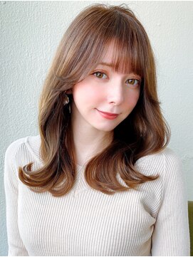 アフロートフクオカ(AFLOAT FUKUOKA) 【福岡初出店☆AFLOAT 福岡】小顔前髪ありくびれレイヤーカット