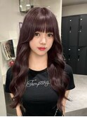12987髪質改善ワンホンヘアグレージュ韓国風巻きレイヤーカット