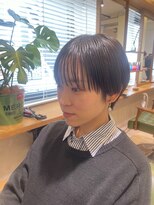 バランス ヘアーデザイン(BALANCE hair design) ハンサムショート×ぱつっとバング