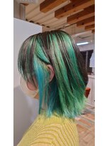 ギャレット 新宿店(Garret)&nbsp;ブルーグリーンアンブレラカラー