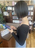 Bambi*ミニボブ　カーキカラー　ハイライト