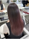 前髪 アンブレラカラーこなれミディイメチェン韓国マッシュ