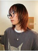 ウルフレイヤー×根元が伸びても気にならないルーツカラー