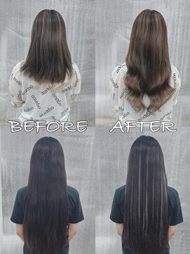 リップ 大阪本店(LIP) 【レミー100%最高級人毛/ロング】シールエクステ80枚