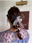 ヘアアレンジ＊二次会結婚式お呼ばれ＊オニオンヘアー