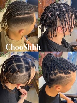 チューシー(ChooShhh)の写真/メンズ大歓迎★トレンドのセットならChooShhhにお任せ！［ブレイズ/コーンロウ/ドレッドヘア］