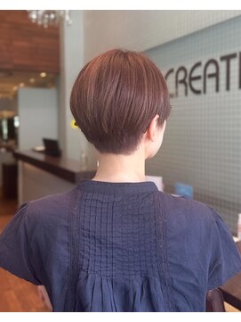 オックスクリエーション OX CREATION 桃山 大人上品ショート/前髪/20代30代40代