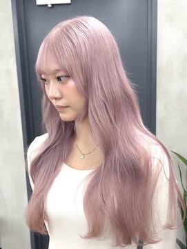 ニコ トウキョウ 渋谷(nico TOKYO) ダブルカラーミルクティーベージュピンクブラウンロングレイヤー