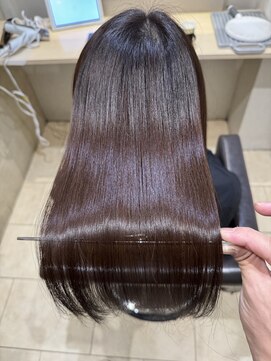 ジーナ 船橋(Zina) 髪質改善*ロングレイヤーグレーベージュ*美髪【Zina船橋】