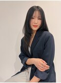 [天神今泉/黒髪カタログ/クラゲヘアー/オリーブグレー]