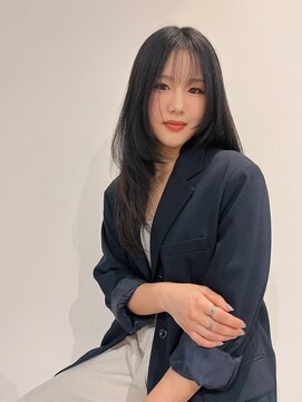 シーン(SCENE) [天神今泉/黒髪カタログ/クラゲヘアー/オリーブグレー]