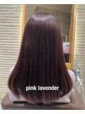 ピンクラベンダー×暖色カラー××ロングレイヤー×吉川沙知