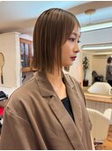 切りっぱなしボブ