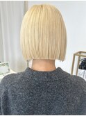 福井　大和田　ハイトーンボブ　ぬきっぱんし　ブロンドカラー