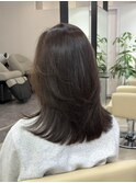 ミディアムレイヤー/顔周りレイヤー/動きのあるレイヤー