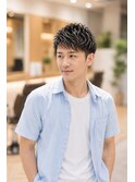 清潔感際立つ王道束感ショート