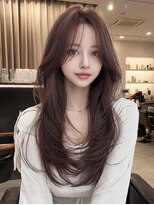 ノイズオオサカ 梅田店(NOISM OSAKA) 小顔外ハネミディアムアッシュ20代30代40代くびれミディ韓国ヘア