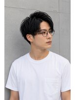 ルシード スタイル サーヴ(LUCIDO STYLE SERVE) マッシュショート×黒髪×メガネ似合わせ
