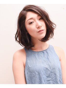 スノッブリコ(snob rico) [snob rico.]モーブカラー×ニュアンスボブ［佐野友彦］