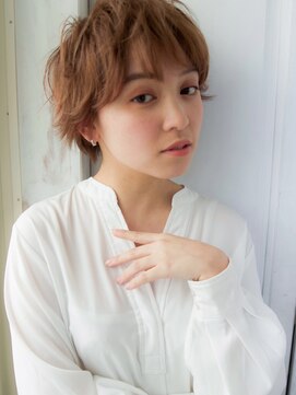 ホットリップ(Hot Lip) HotLip　ボルドー無造作ショート