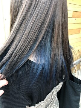 バイテン 久喜(X10) ★透明感グレージュ＆インナーネイビーブルー★