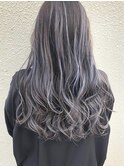 silver highlight gradation