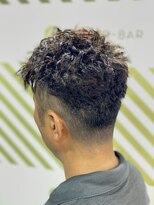バーバーバー 都賀(BARBER-BAR)&nbsp;パーマ＋ツーブロック BARBER-BAR都賀