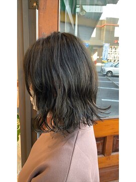 クルニエ(crenier) crenierで作る残パーマのオリージュボブ●