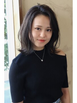 バルス(BLS) 大人かわいいくびれミディアム 【藤枝/オーガニックカラー】