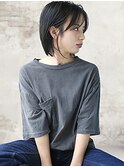 【イルミナカラー×髪質改善TR】耳かけショートスタイル