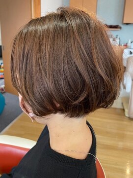 エス ハート オブ ヘアー 名東店(Heart of HAIR) 【ES 川原】 Spring Style #14 ベージュカラー丸みグラボブ